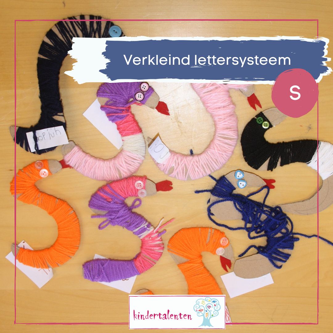 verkleind lettersysteem – s