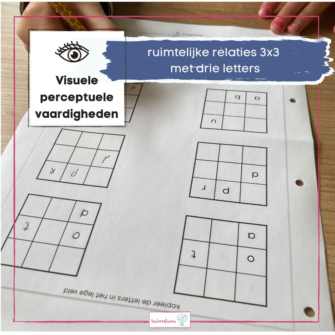 Lezen met ruimte – Geheugenblokletters 3×3 (3 letters)
