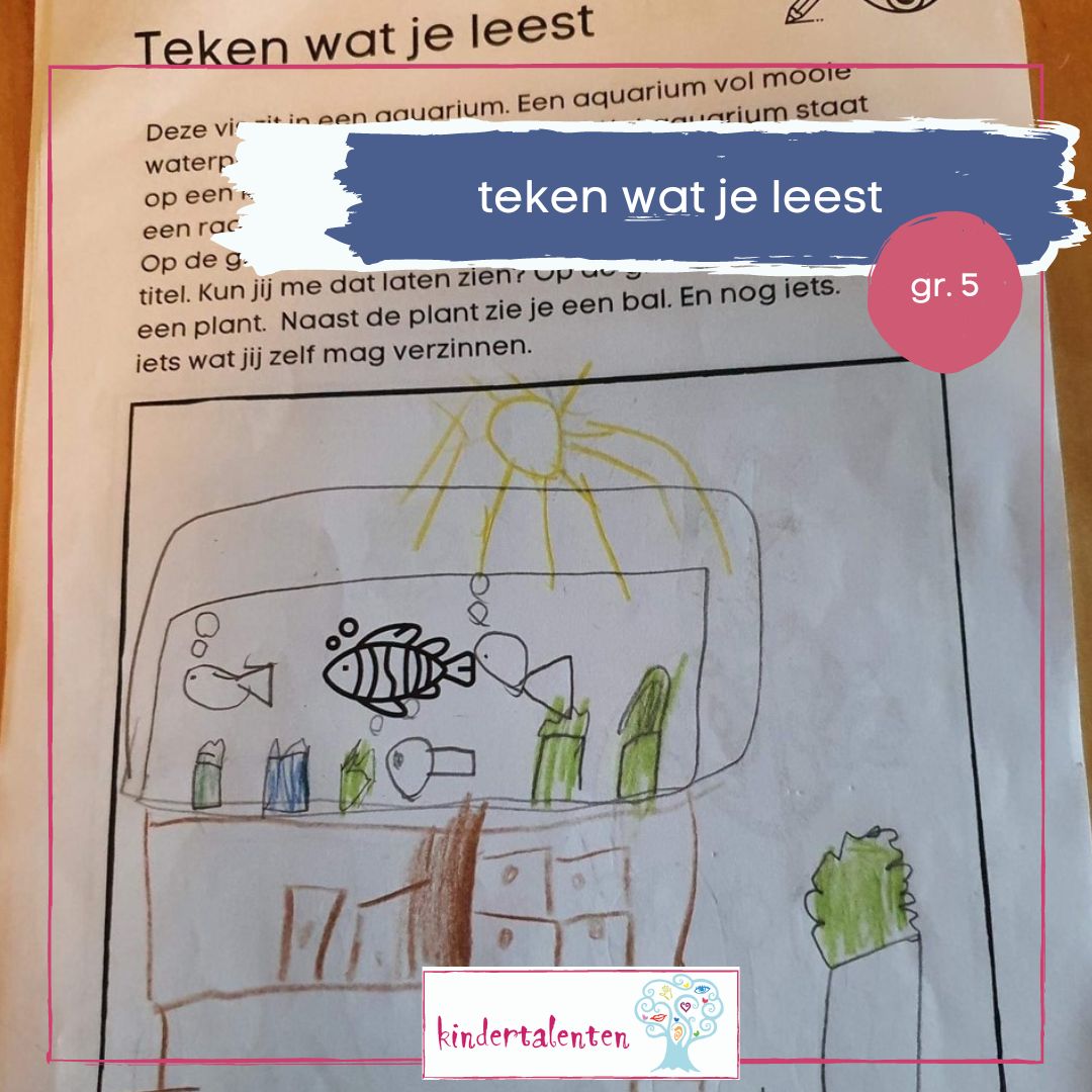 Begrijpend tekenen werkbladen voor groep 5 – Een creatieve oplossing voor beelddenkers – deel 2