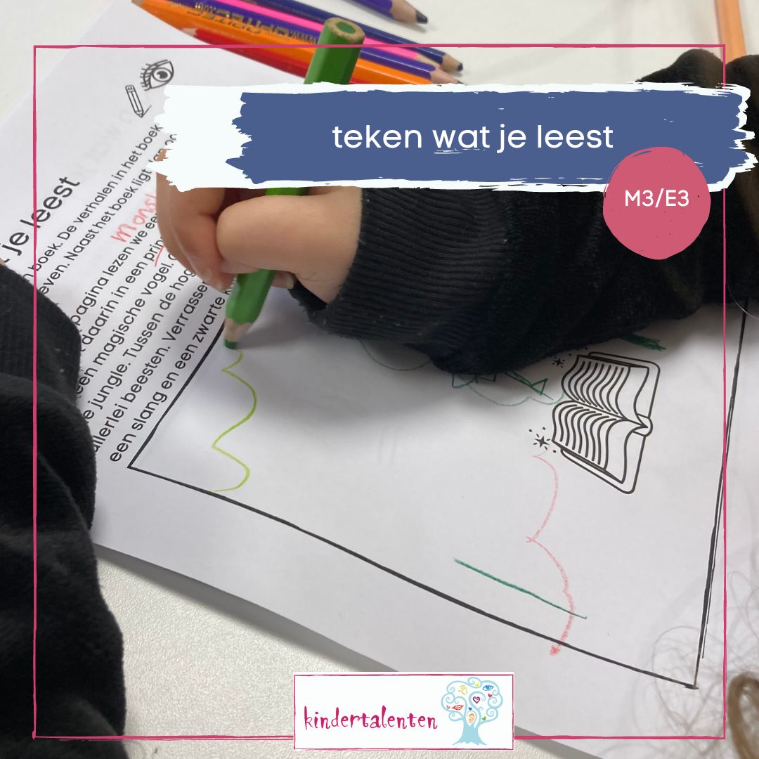 Begrijpend lezen anders aanpakken met – Teken wat je leest (M3/E3 leesniveau) – deel 1