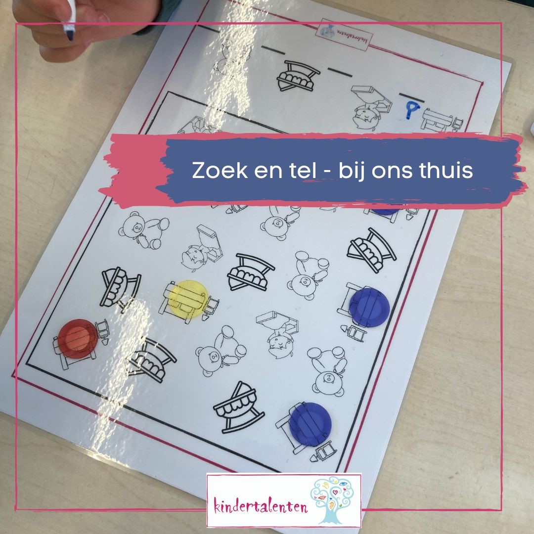 Rekenkaarten die het hele brein activeren: Zoek en tel – bij mij thuis