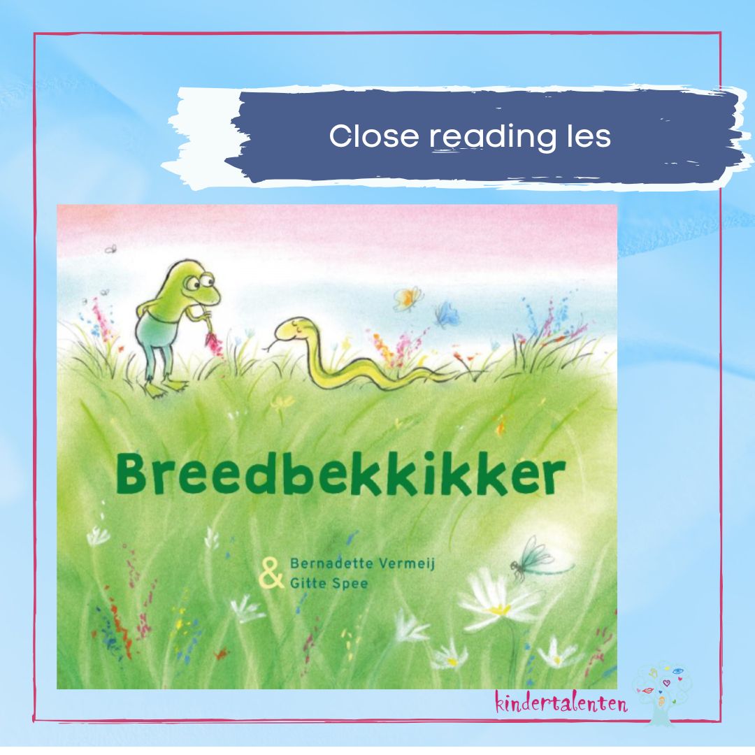 Close reading lessenreeks bij het boek