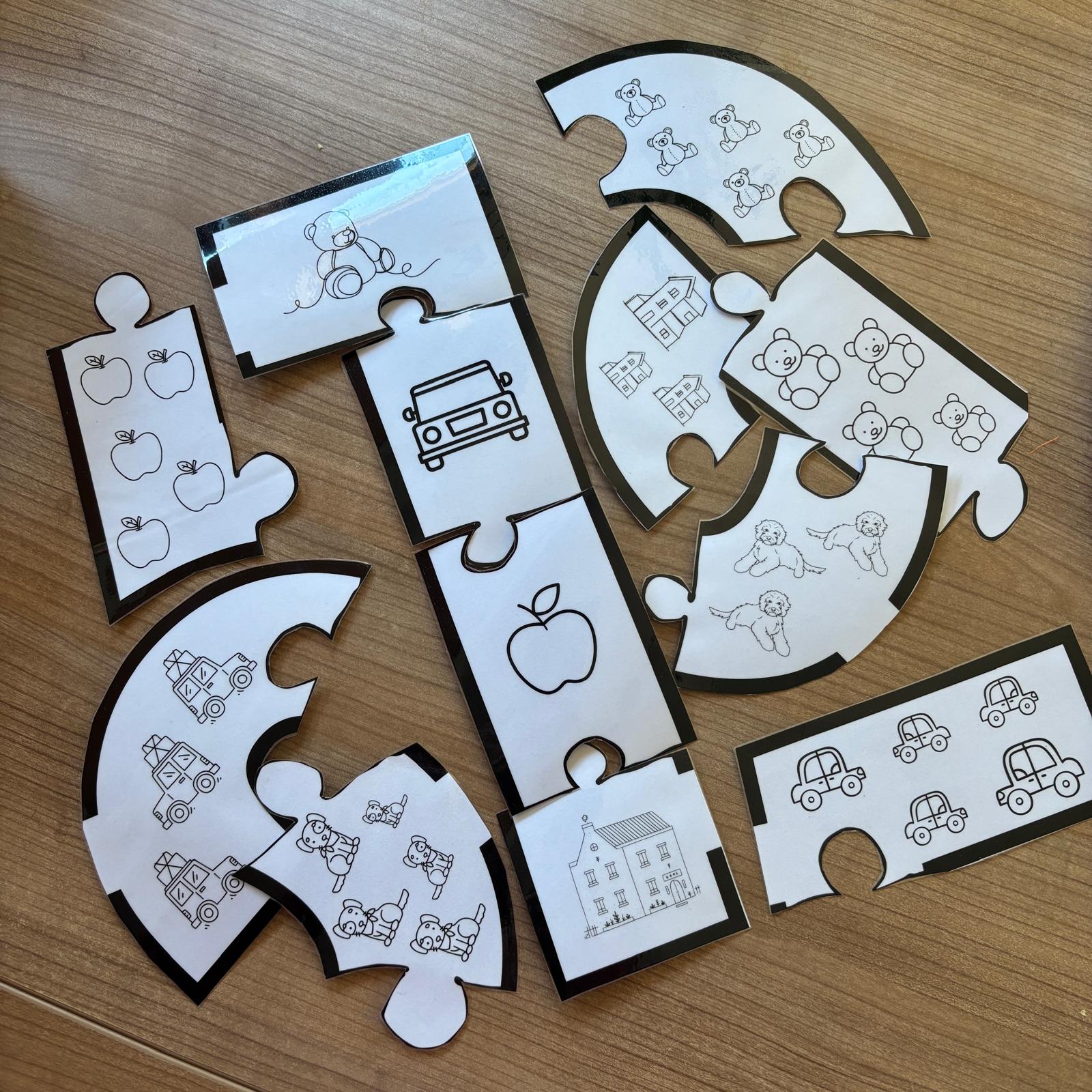 Getalbeelden puzzel tot 9 - Afbeelding 2